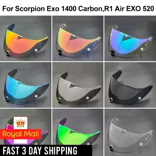 Motorcycle helmet visor - helmet, for