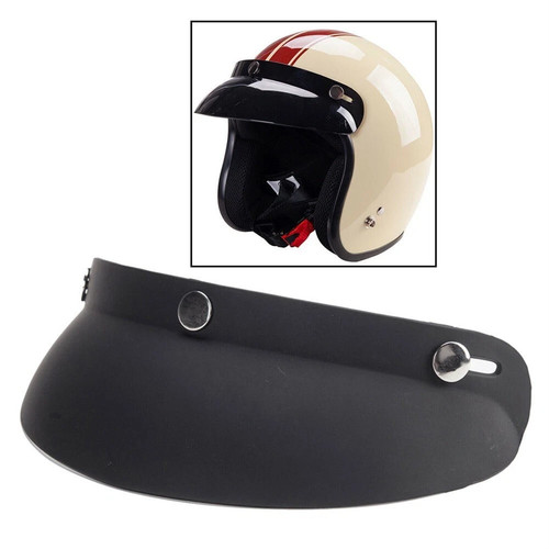 Open motorcycle helmet - open,