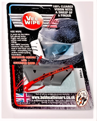 Motorcycle helmet visor wiper - motorcycle,