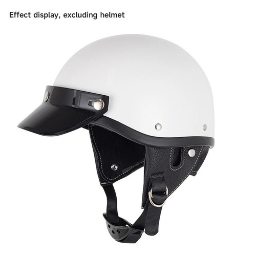 Open motorcycle helmet - helmet, visor
