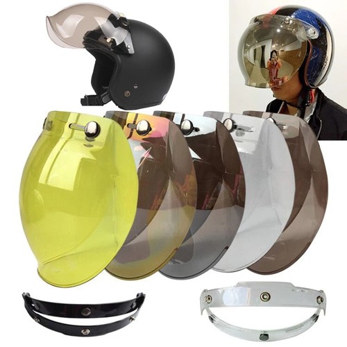 Motorcycle helmet bubble visor - motorcycle,